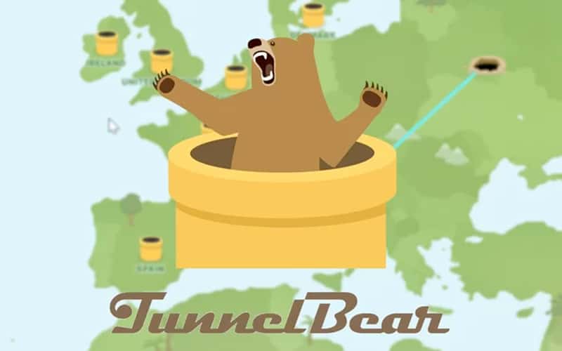 Ứng dụng Tunnel Bear